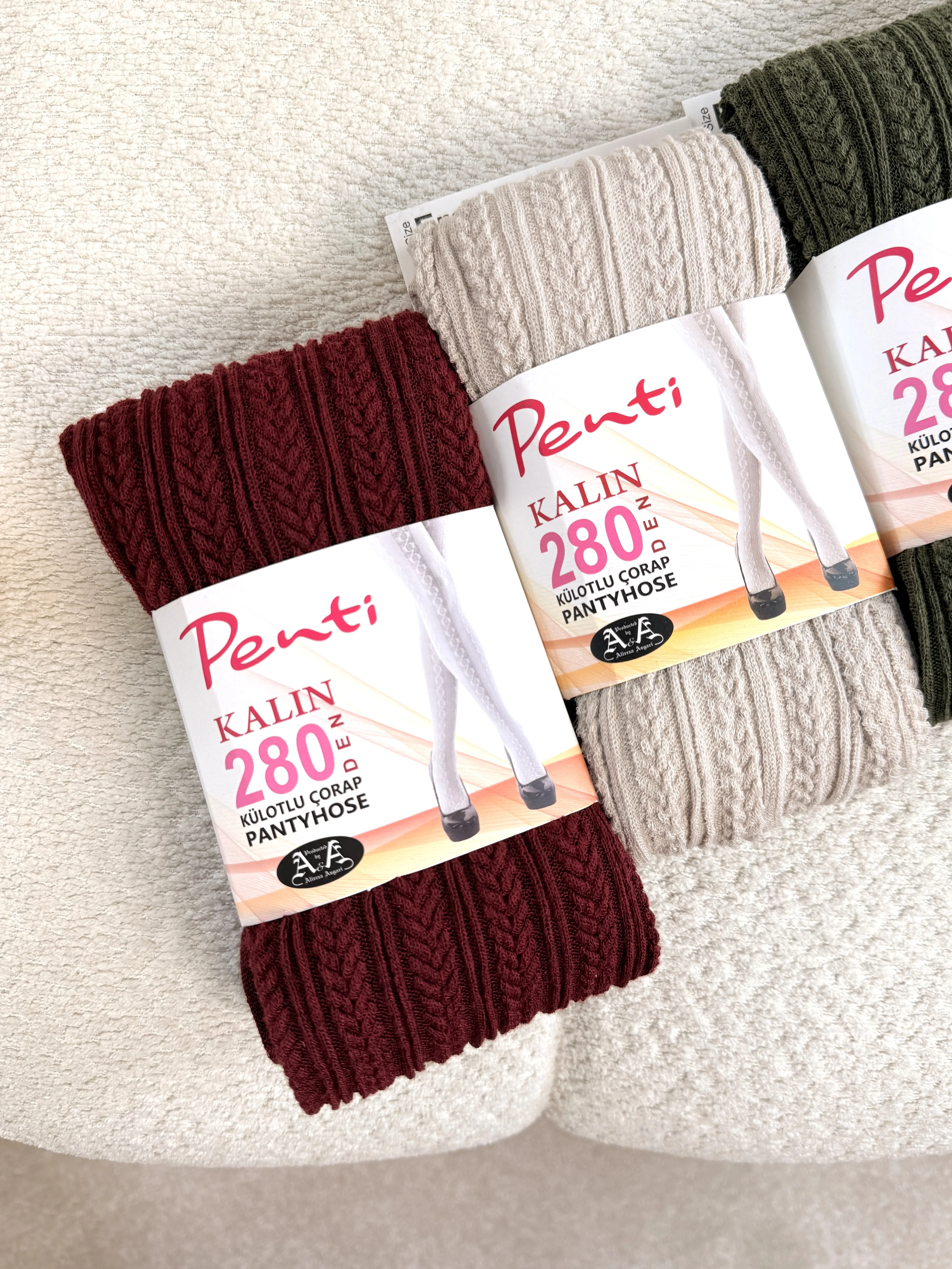 جوراب شلواری دونه گندمی